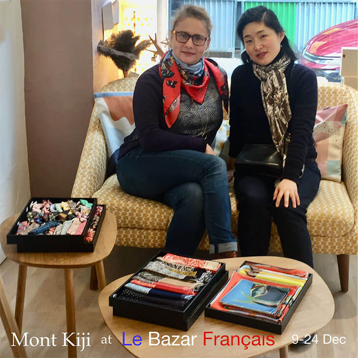 Mont Kiji pop up at le bazar français for Christmas