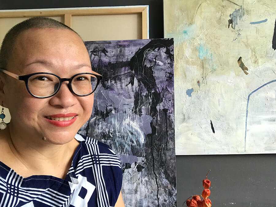 portrait of an artist Charlotte chin