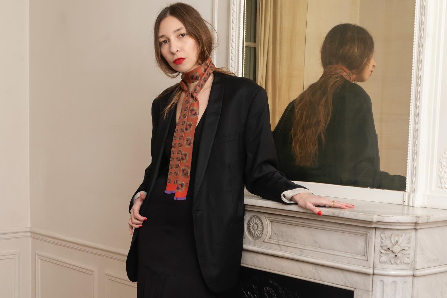 Elegant, long, and versatile — make it yours.
Affection Silk Scarf

#SkinnyScarf #LongScarf #StyleItYourWay #WearableArt #FlowingSilk StatementAccessory montkiji soulmate silkscarf silksquare frenchsilk frenchluxury silkstyle parisianstyle frencheleganve luxuryaccessories  frenchcraftsmanship  slowluxury freomfrancewithlove  madeinfrance🇫🇷