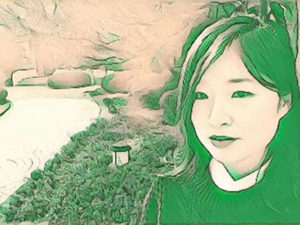 green portrait of junhee kim