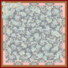 all over butterfly and flowers printed pastel color silk scarf