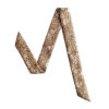 arabesque printed beige color silk wristband